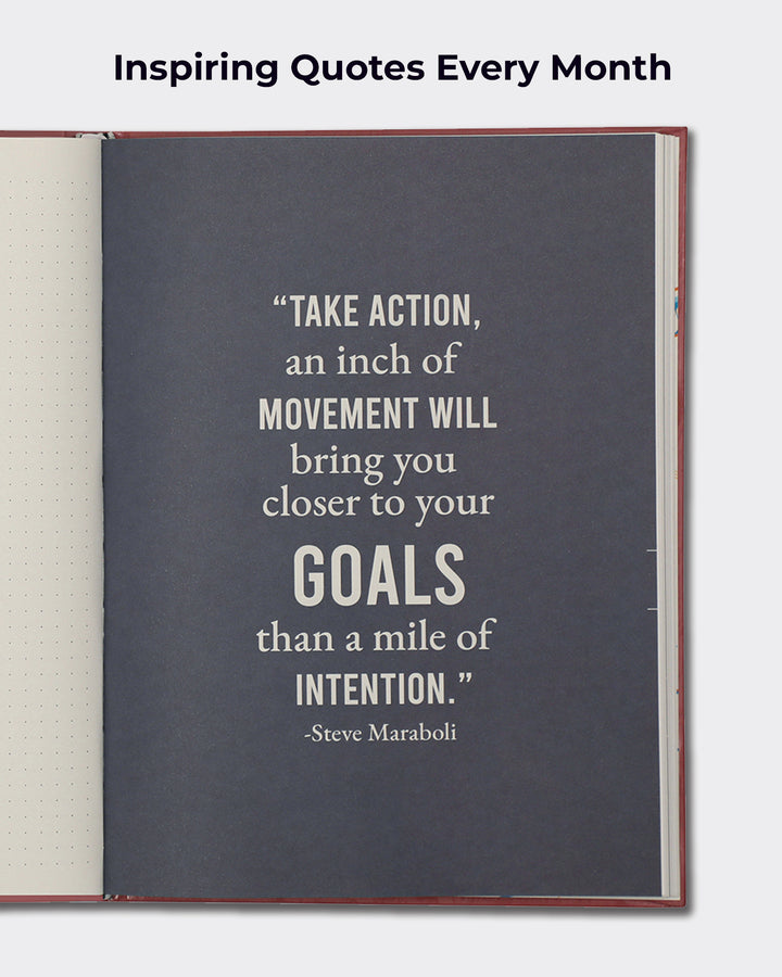 Undated 2026 Action Planner With Productivity Kit