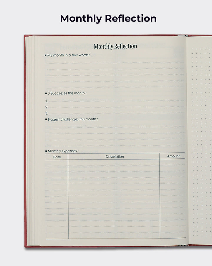 Undated 2026 Action Planner With Productivity Kit